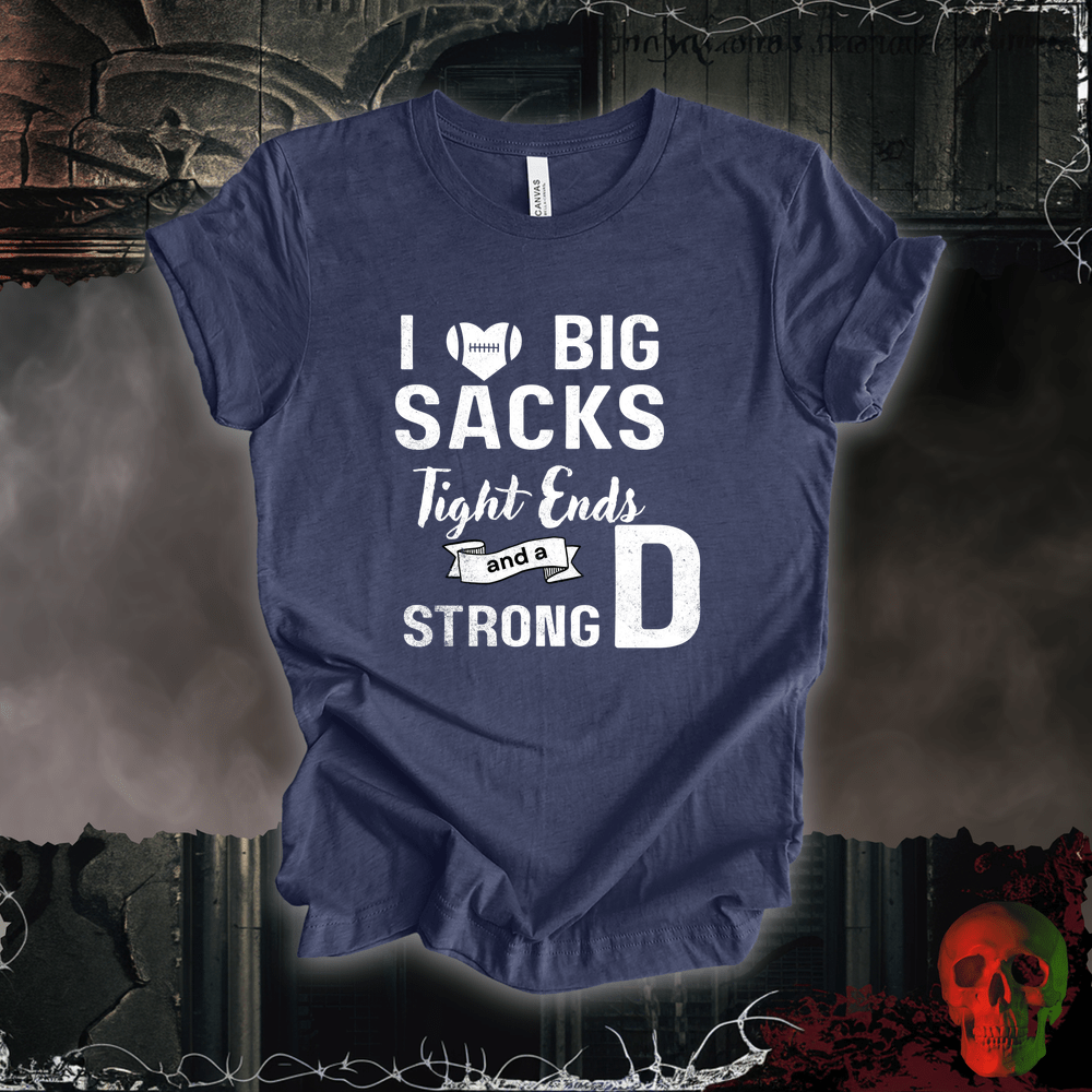 T-Shirt Heather Navy / S Big Sacks Tee