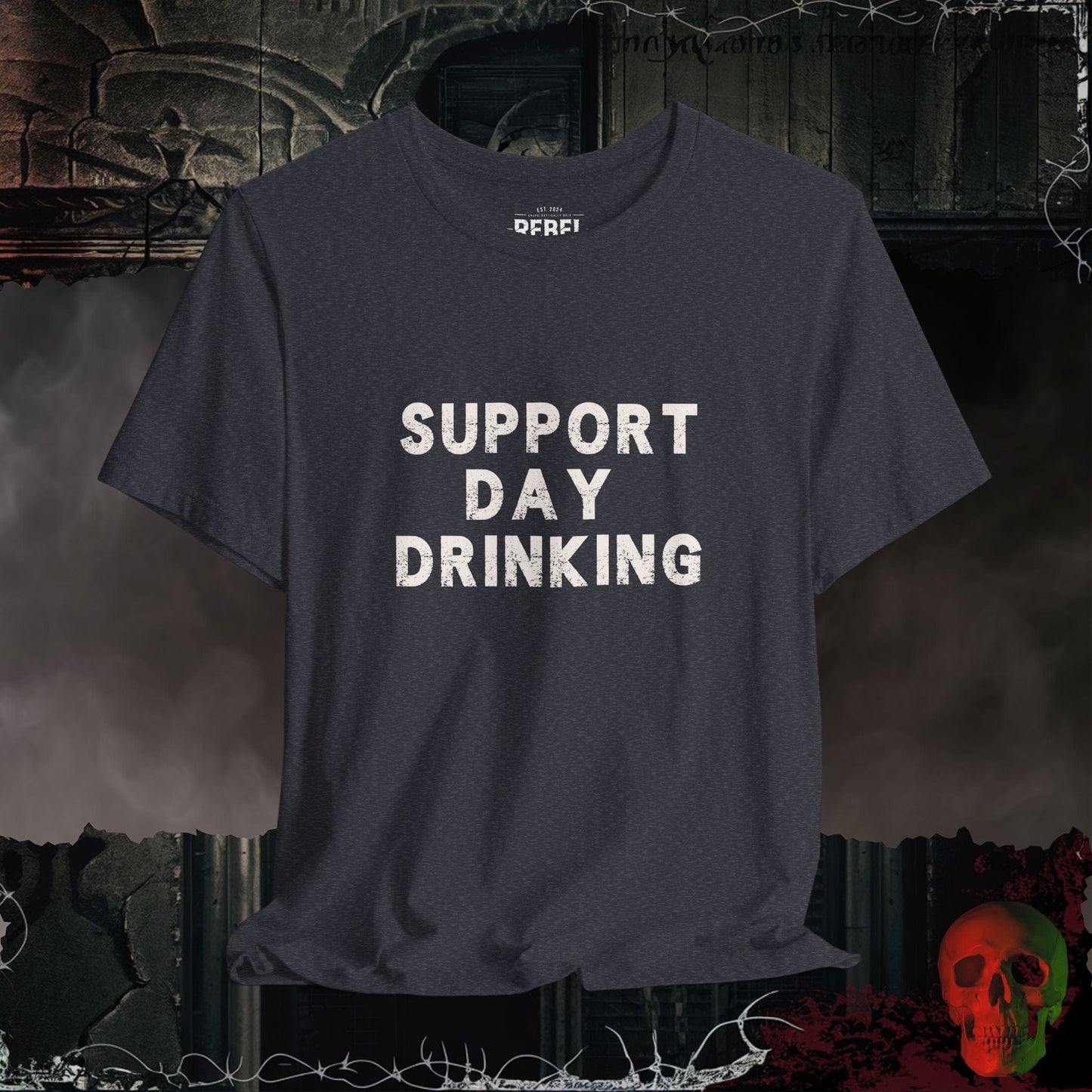 T-Shirt Heather Navy / S Day Drinking Advocate Tee