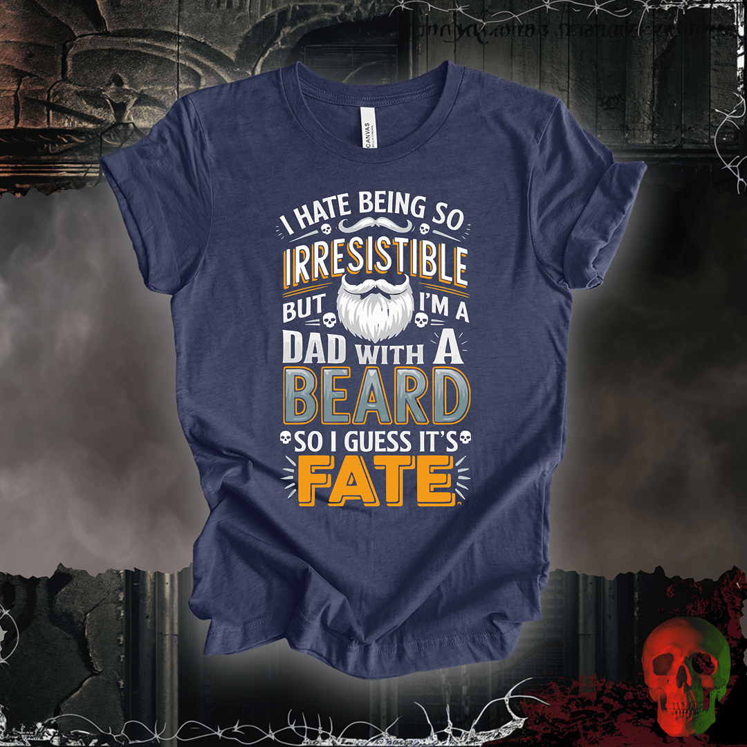 T-Shirt Heather Navy / S Irresistible Bearded Dad T-Shirt