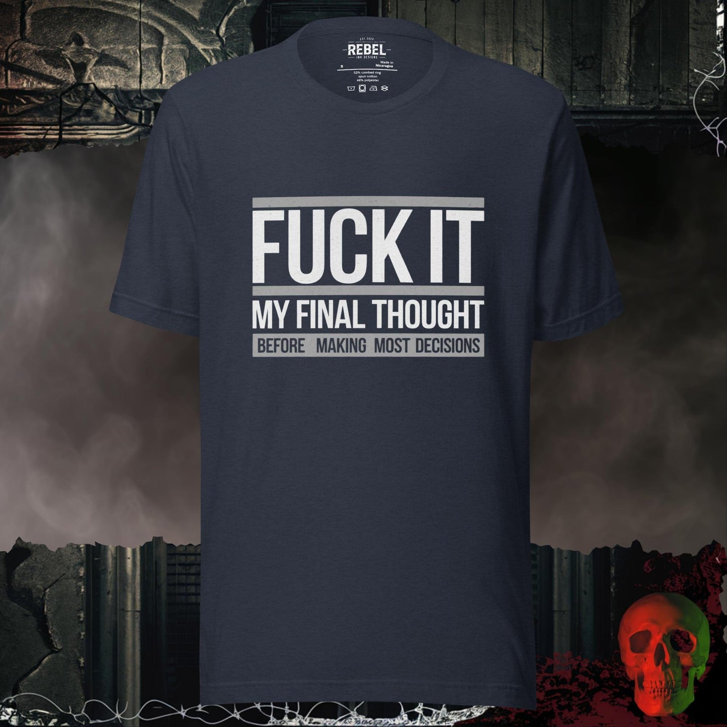 T-Shirt Heather Navy / S Life Decisions T-Shirt