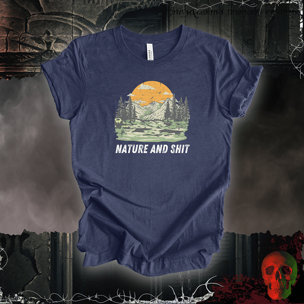 T-Shirt Heather Navy / S Nature and Shit T-Shirt