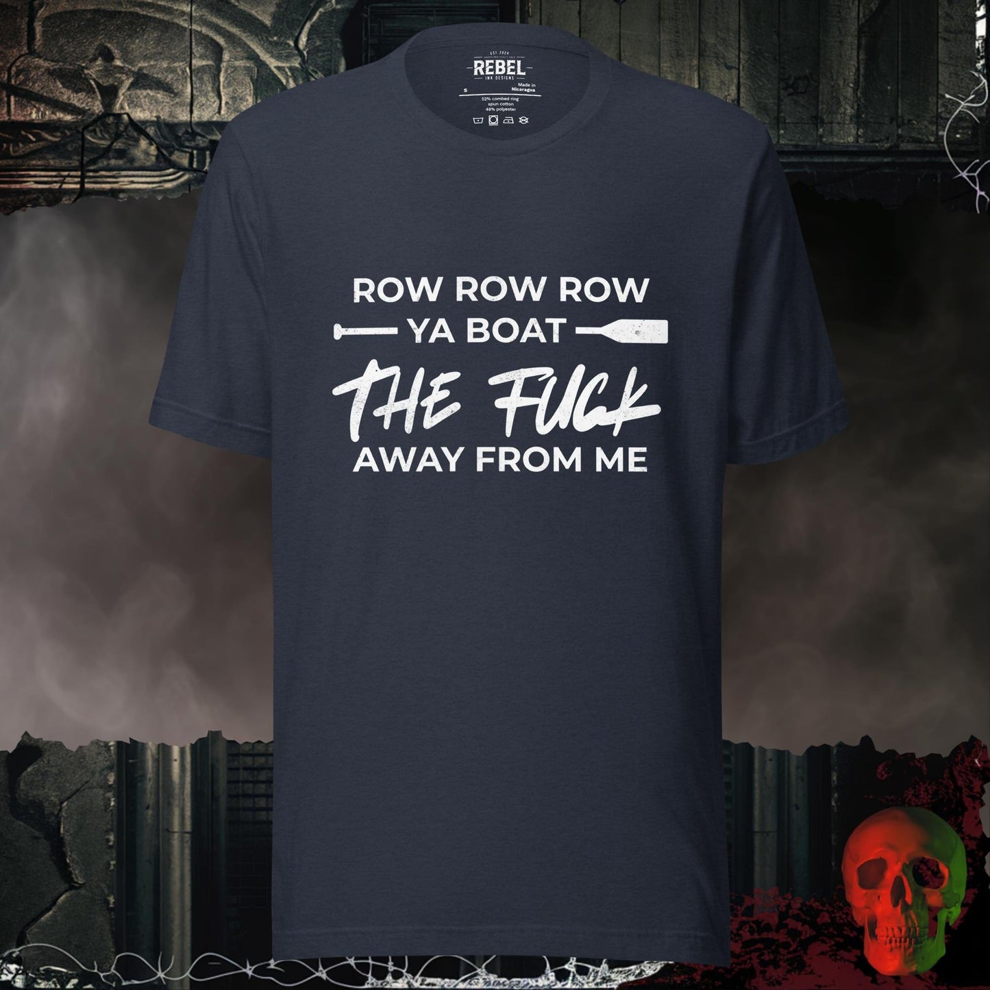 T-Shirt Heather Navy / S Row Ya Boat T-Shirt