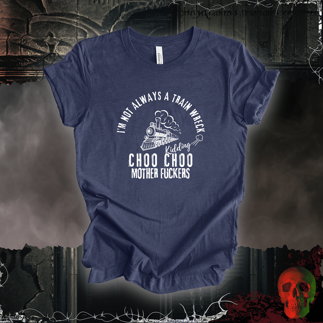 T-Shirt Heather Navy / S Train Wreck Tee