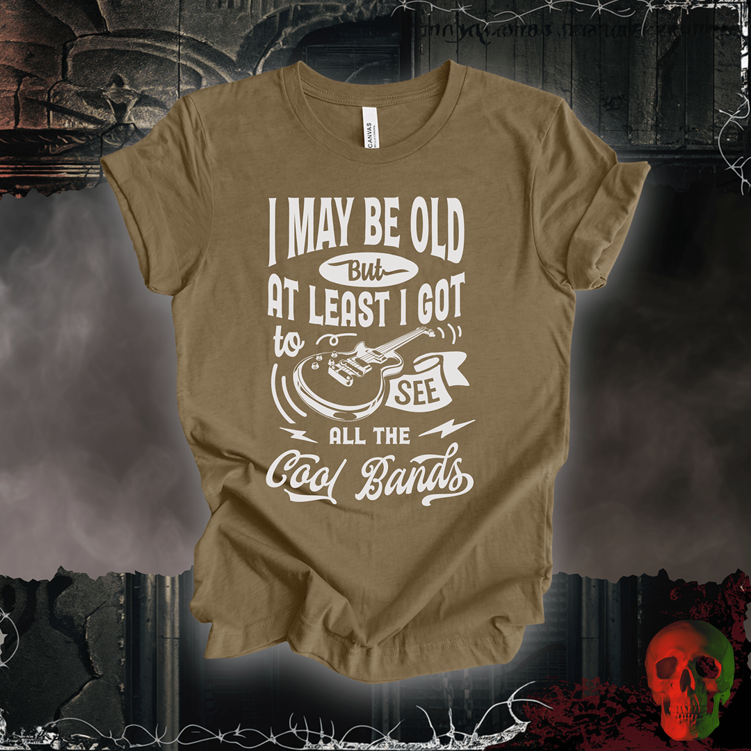 T-Shirt Heather Olive / S All the Cool Bands T-Shirt