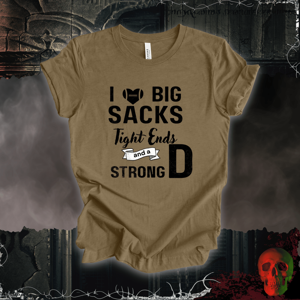 T-Shirt Heather Olive / S Big Sacks Tee
