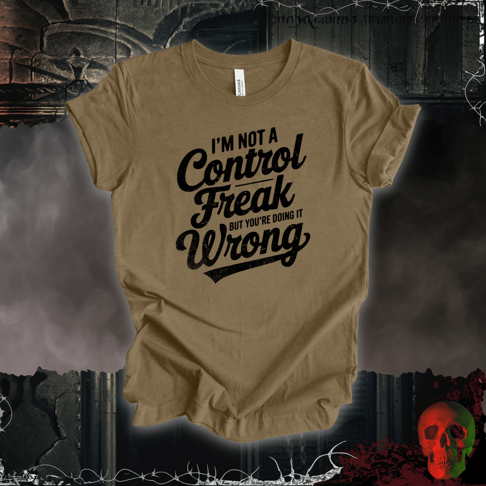 T-Shirt Heather Olive / S Control Freak Tee
