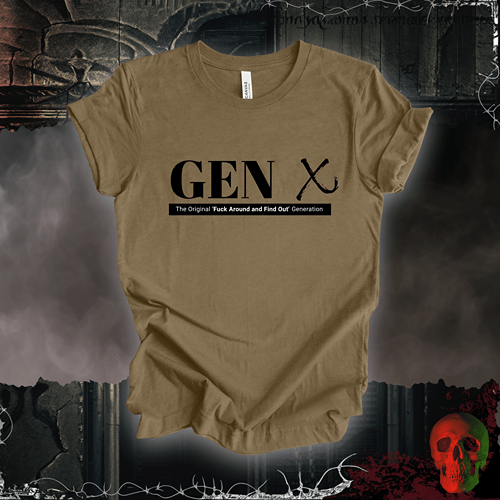 T-Shirt Heather Olive / S Gen X: The OG Rebels T-Shirt