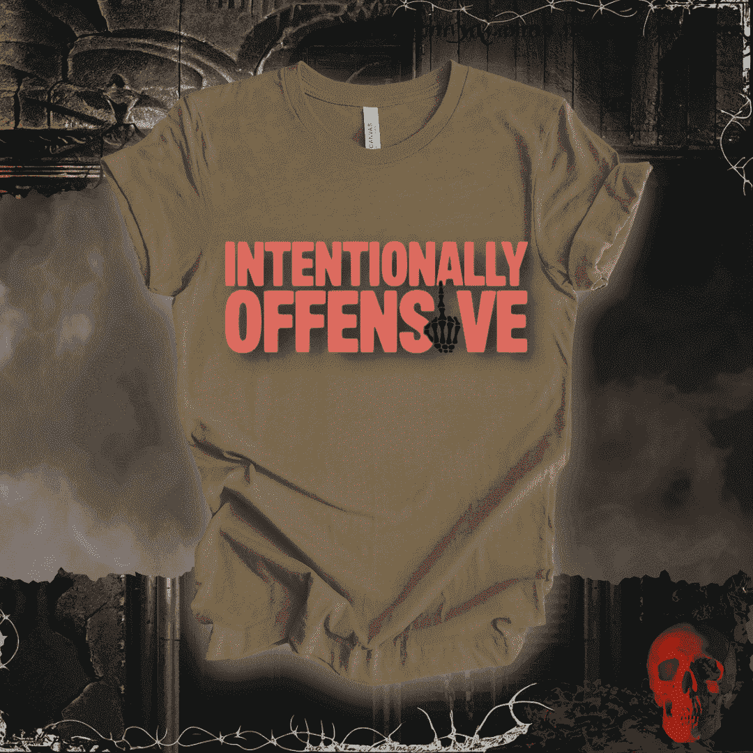T-Shirt Heather Olive / S Offensive by Design T-Shirt