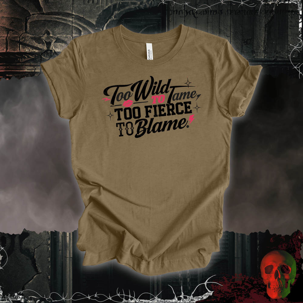 T-Shirt Heather Olive / S Wild & Fierce Tee