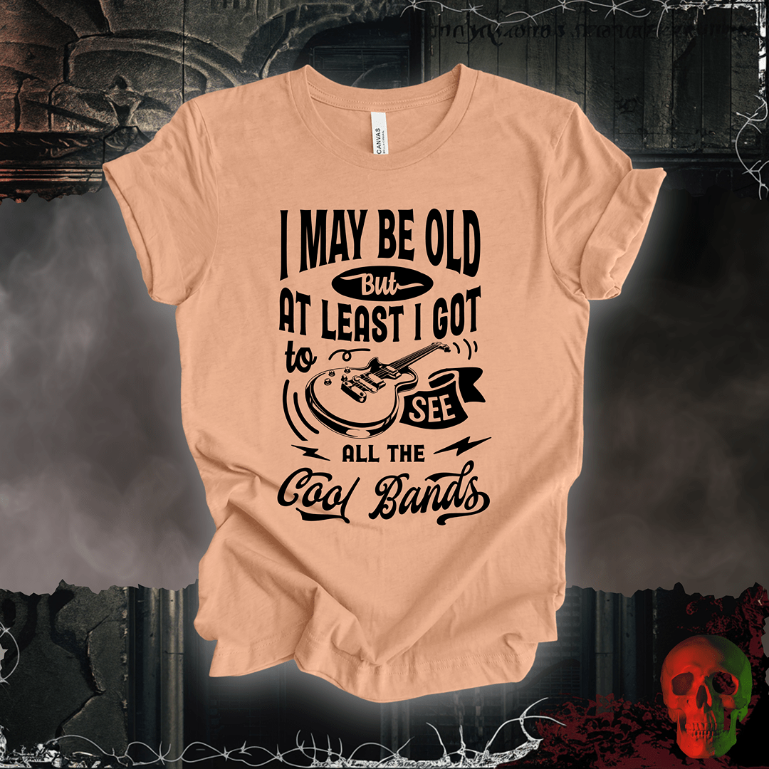 T-Shirt Heather Peach / S All the Cool Bands T-Shirt