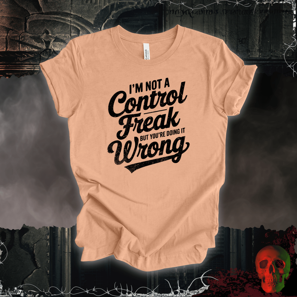 T-Shirt Heather Peach / S Control Freak Tee