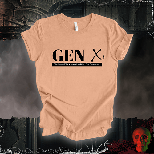 T-Shirt Heather Peach / S Gen X: The OG Rebels T-Shirt