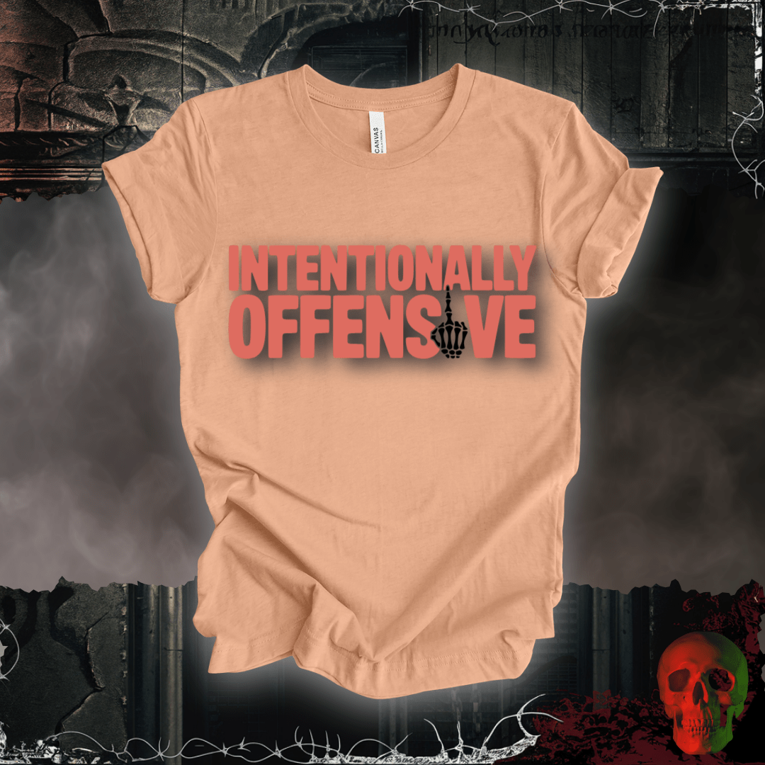 T-Shirt Heather Peach / S Offensive by Design T-Shirt