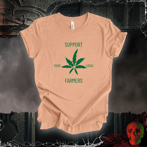 T-Shirt Heather Peach / S Support Your Local Farmers T-Shirt