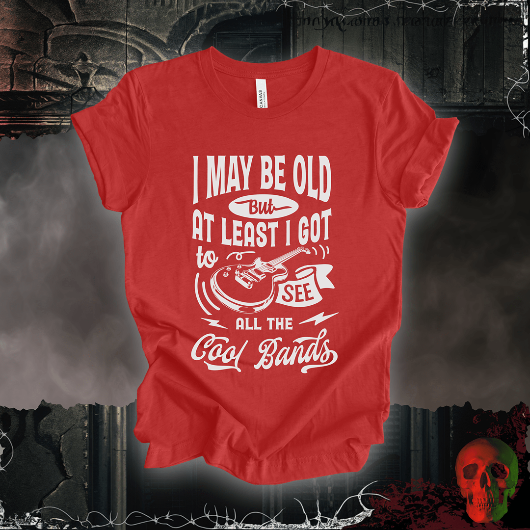 T-Shirt Heather Red / S All the Cool Bands T-Shirt