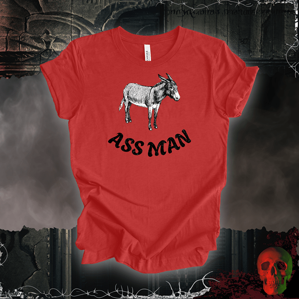 T-Shirt Heather Red / S Ass Man Tee