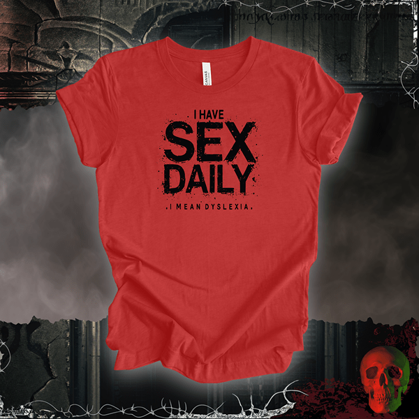 T-Shirt Heather Red / S Daily Sex Tee
