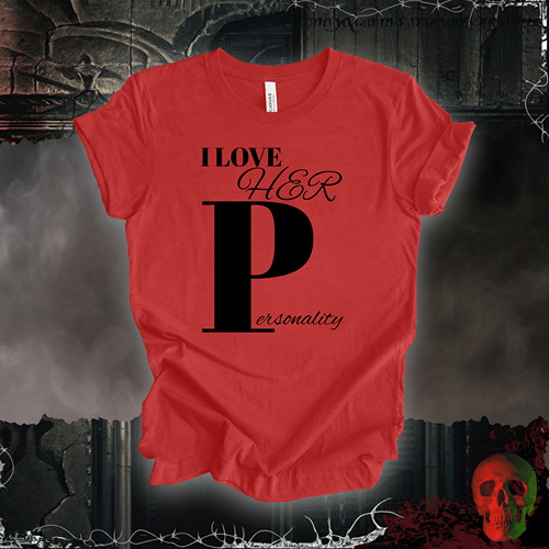 T-Shirt Heather Red / S I Love Her 'P' T-Shirt