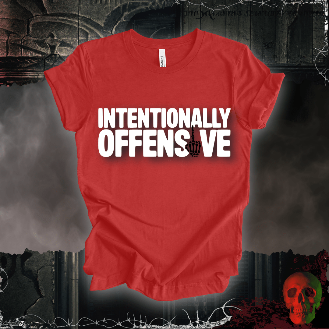 T-Shirt Heather Red / S Offensive by Design T-Shirt