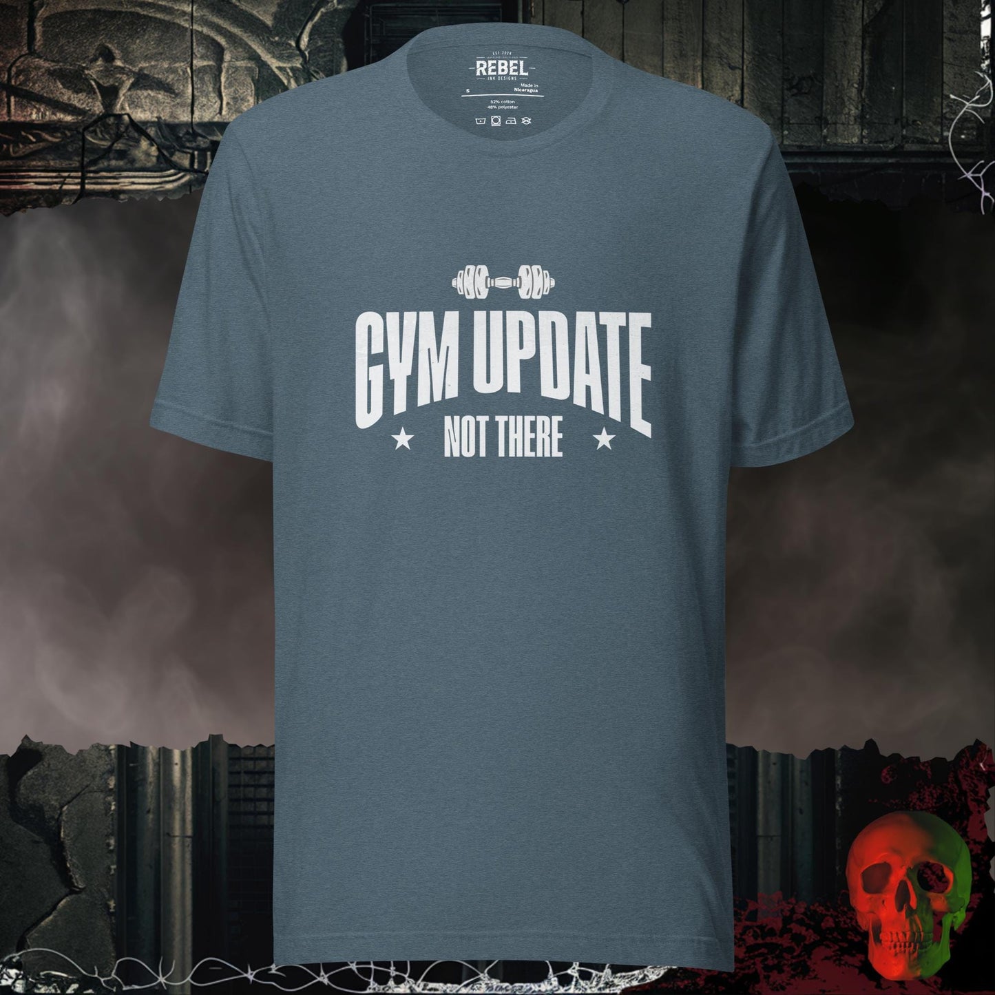 T-Shirt Heather Slate / S Gym Update: Not There Tee