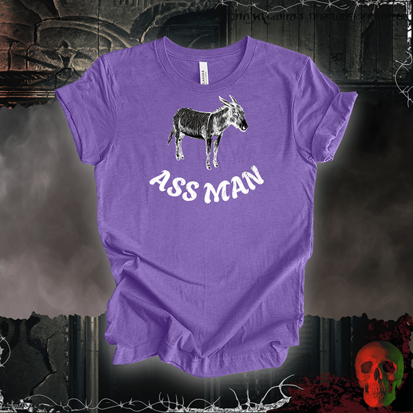 T-Shirt Heather Team Purple / S Ass Man Tee
