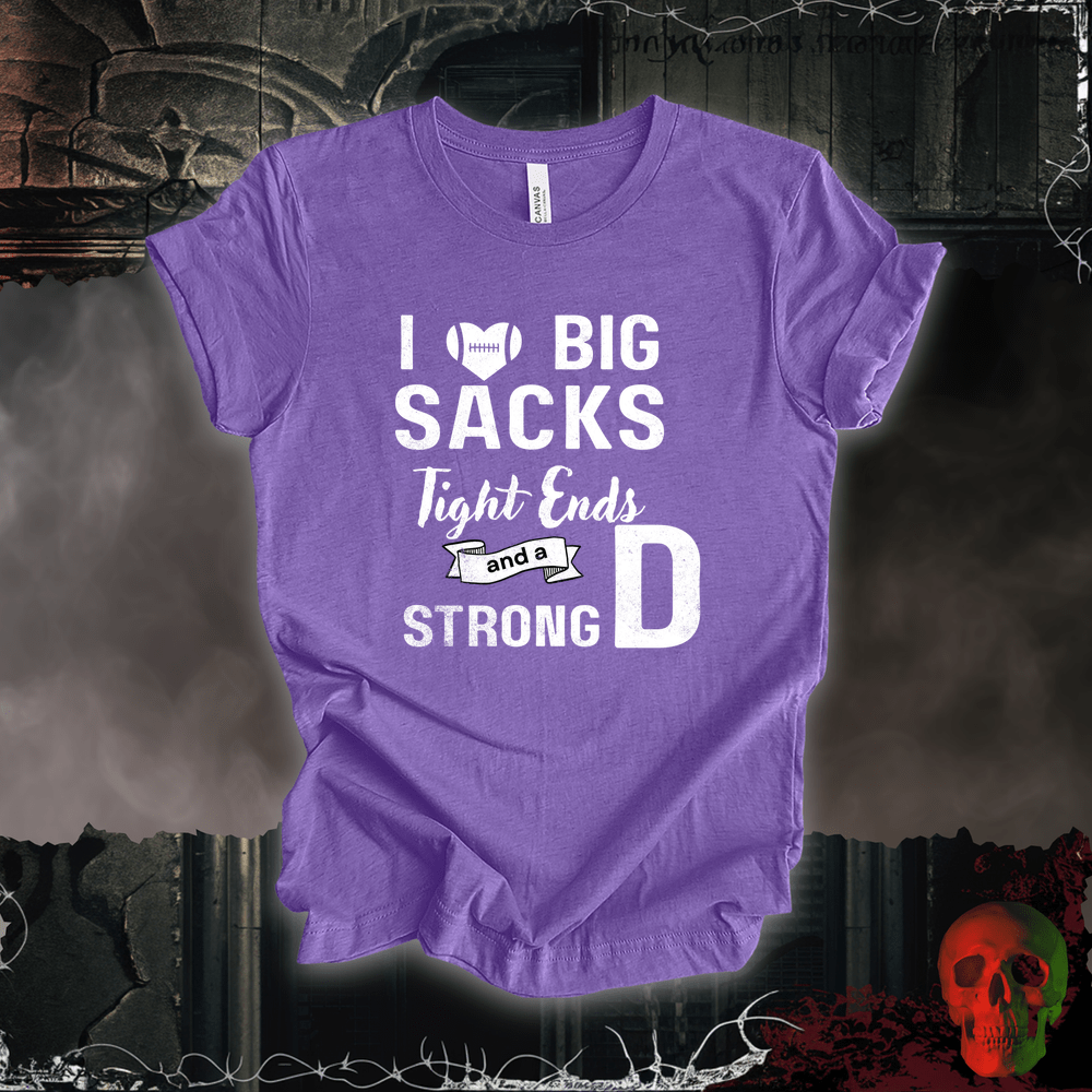 T-Shirt Heather Team Purple / S Big Sacks Tee