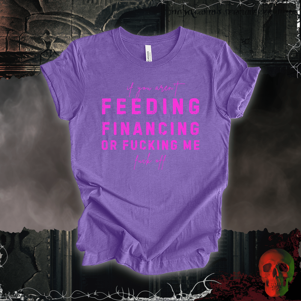 T-Shirt Heather Team Purple / S Feed, Fund, F**k Tee