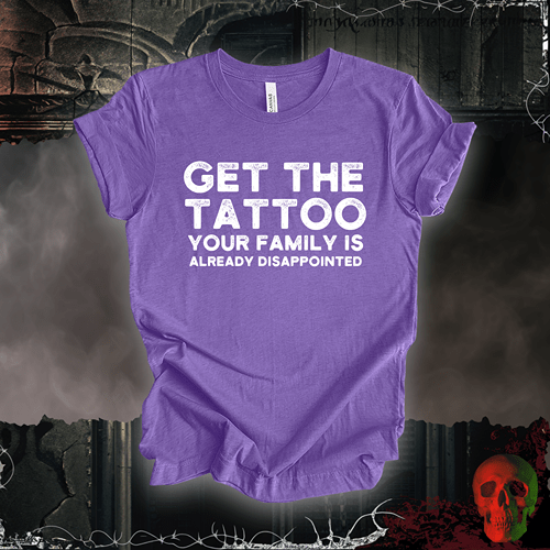 T-Shirt Heather Team Purple / S Get the Tattoo T-Shirt