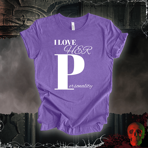 T-Shirt Heather Team Purple / S I Love Her 'P' T-Shirt