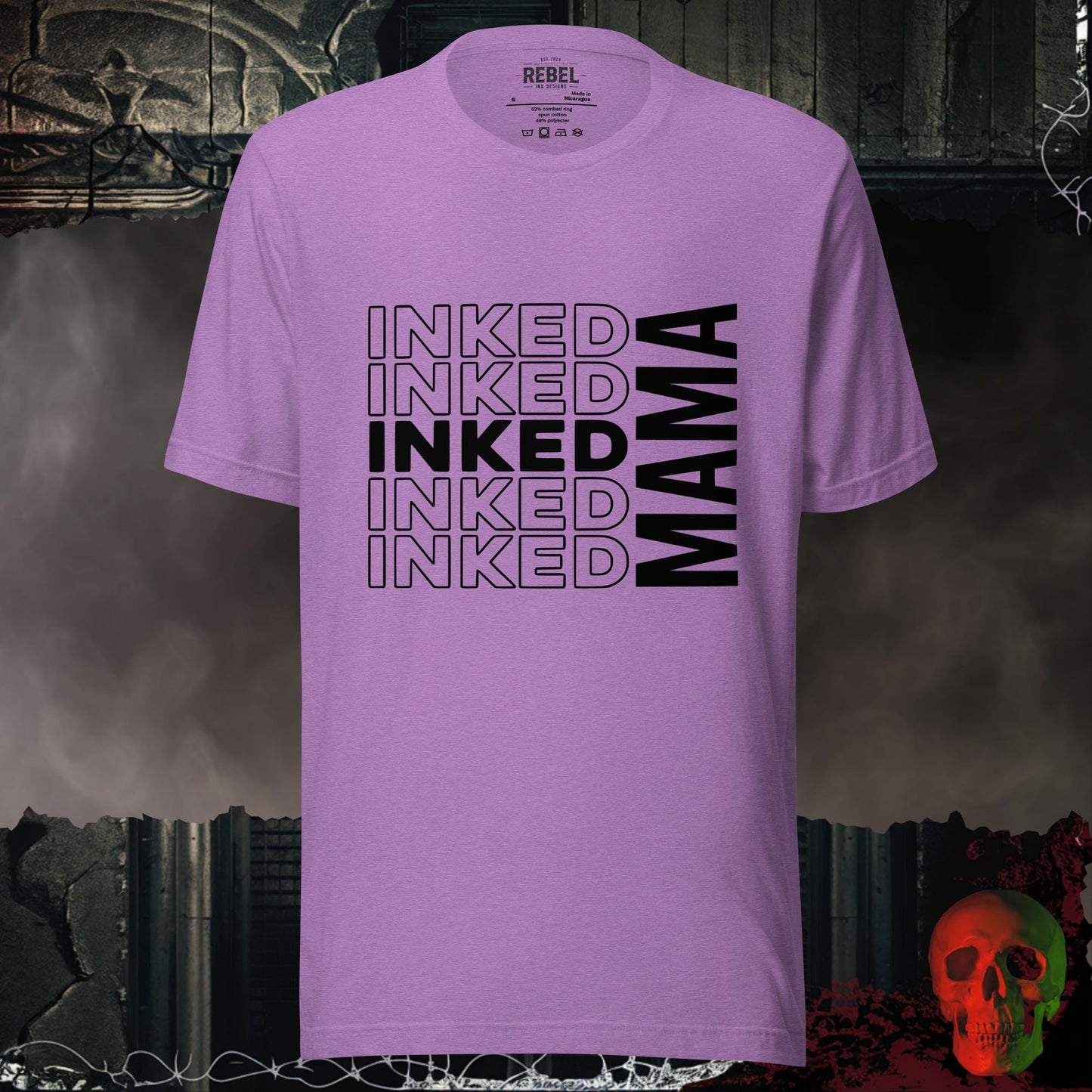 T-Shirt Heather Team Purple / S Inked Mamma Tee