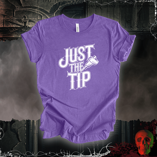 T-Shirt Heather Team Purple / S Just the Tip T-Shirt