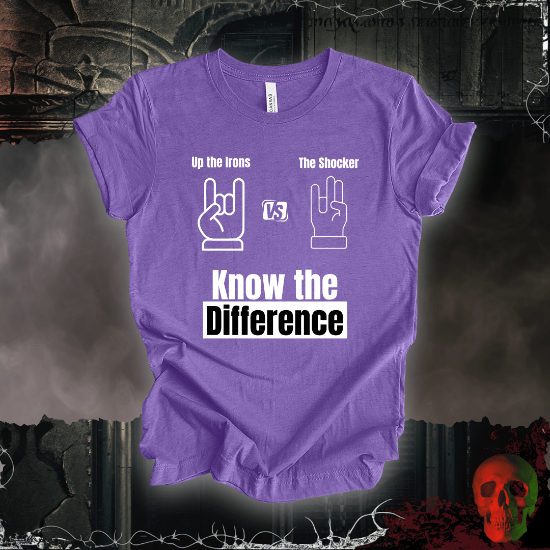 T-Shirt Heather Team Purple / S Know the Difference T-Shirt