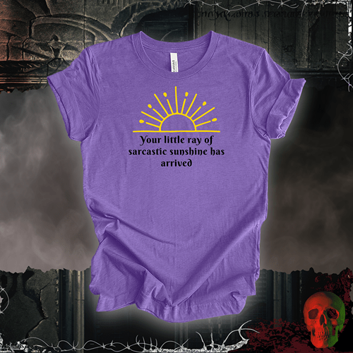 T-Shirt Heather Team Purple / S Sarcastic Sunshine