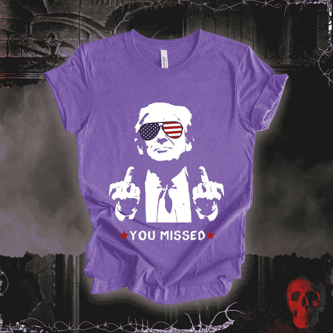 T-Shirt Heather Team Purple / S You Missed! T-Shirt