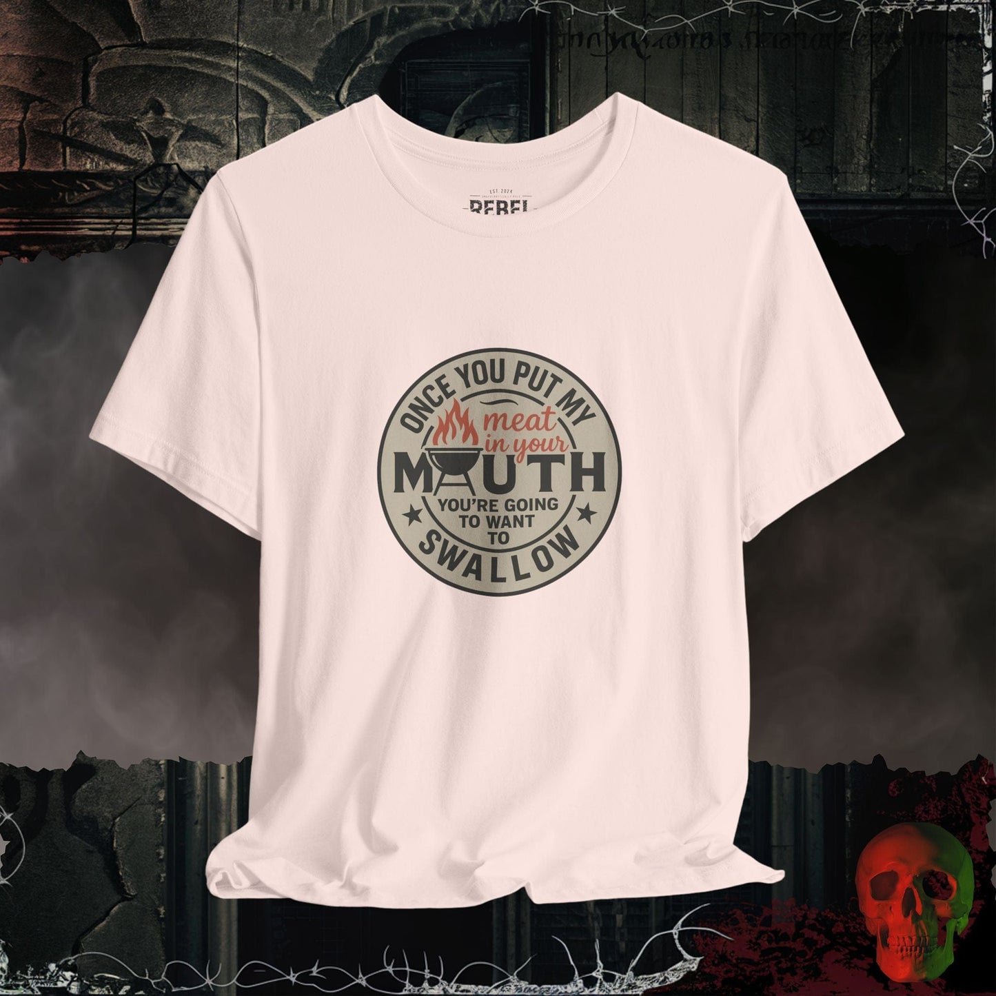 T-Shirt Soft Pink / S Meat in Your Mouth Tee