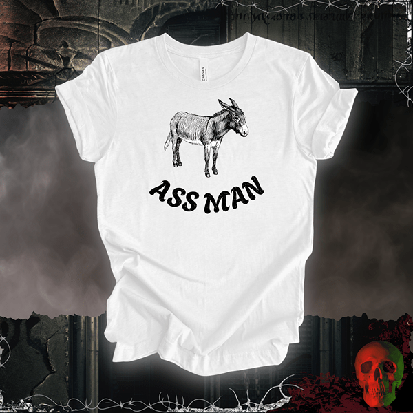 T-Shirt White / S Ass Man Tee