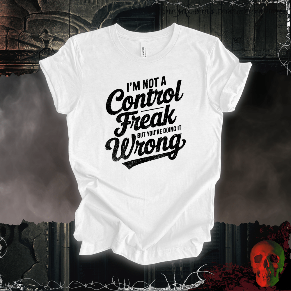 T-Shirt White / S Control Freak Tee