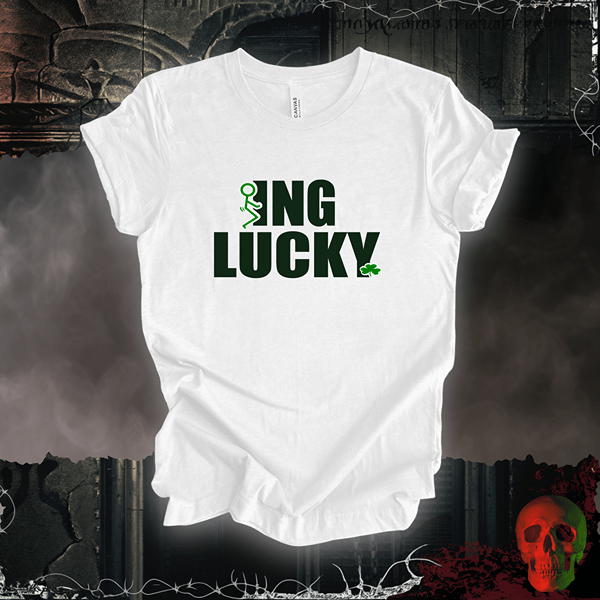 T-Shirt White / S Feeling Lucky T-Shirt | Funny & Bold St. Patrick's Day Design
