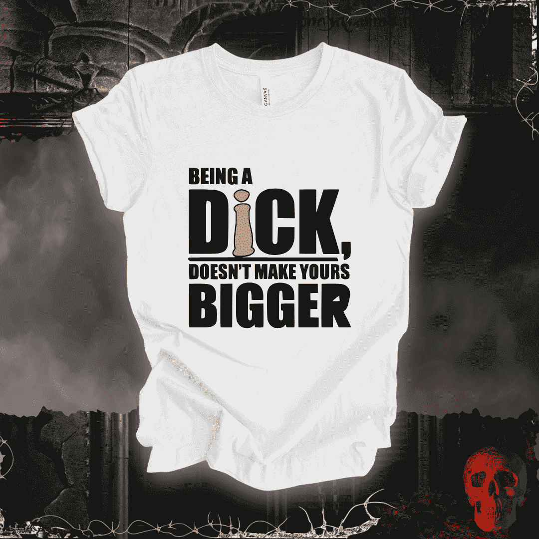 T-Shirt White / S Size Matters Not - Attitude Does T-Shirt
