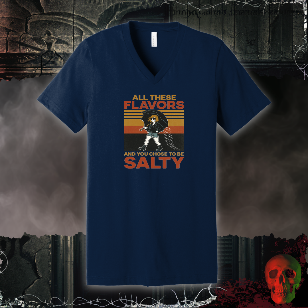 V-Neck Navy / S You Are So Salty V-Neck Tee