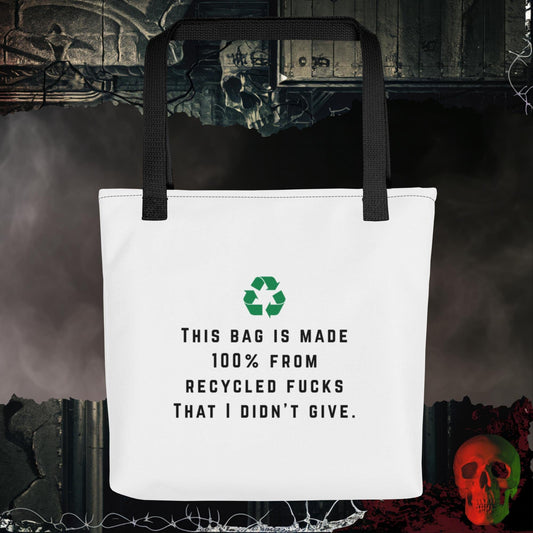 100% Recycled F@cks Tote bag