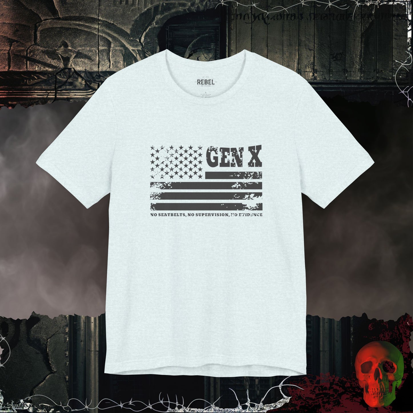 Gen X / No Evidence Tee