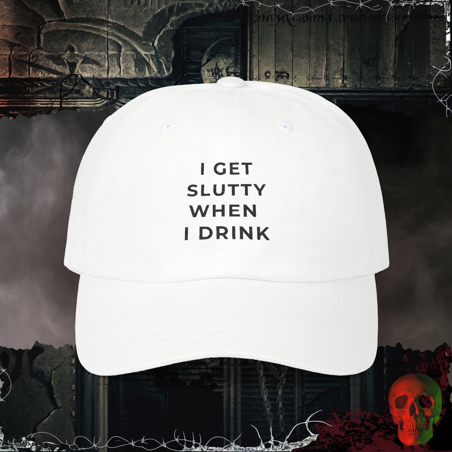 Getting Slutty Embroidered Hat