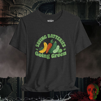 Saving Batteries Going Green T-Shirt