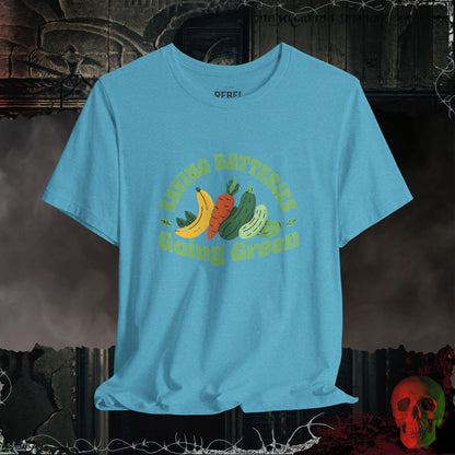 Saving Batteries Going Green T-Shirt