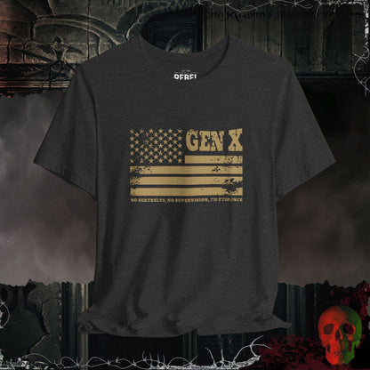 Gen X / No Evidence Tee