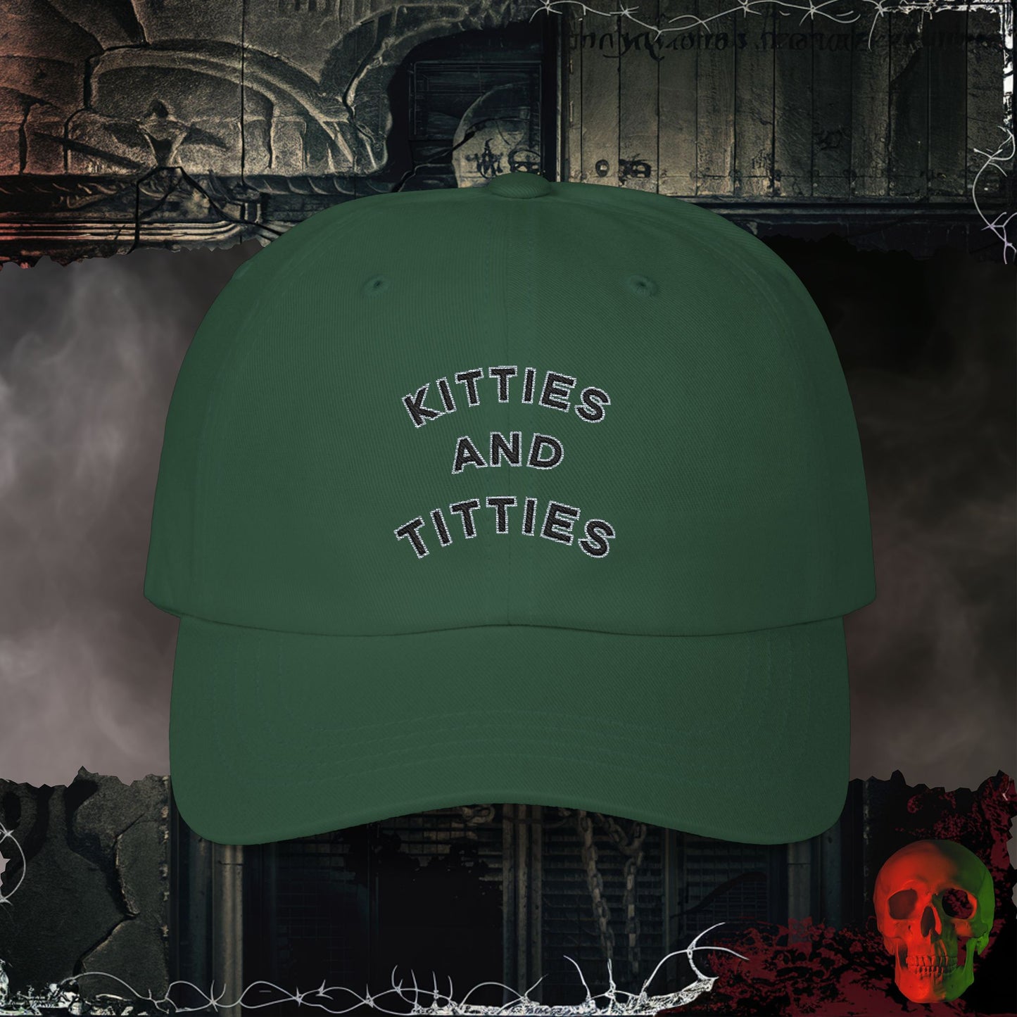 Kitties & Titties Embroidered Hat