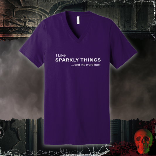 Sparkly Things V-Neck Tee