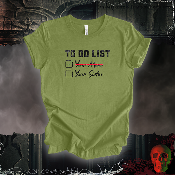 To-Do List:  Tee