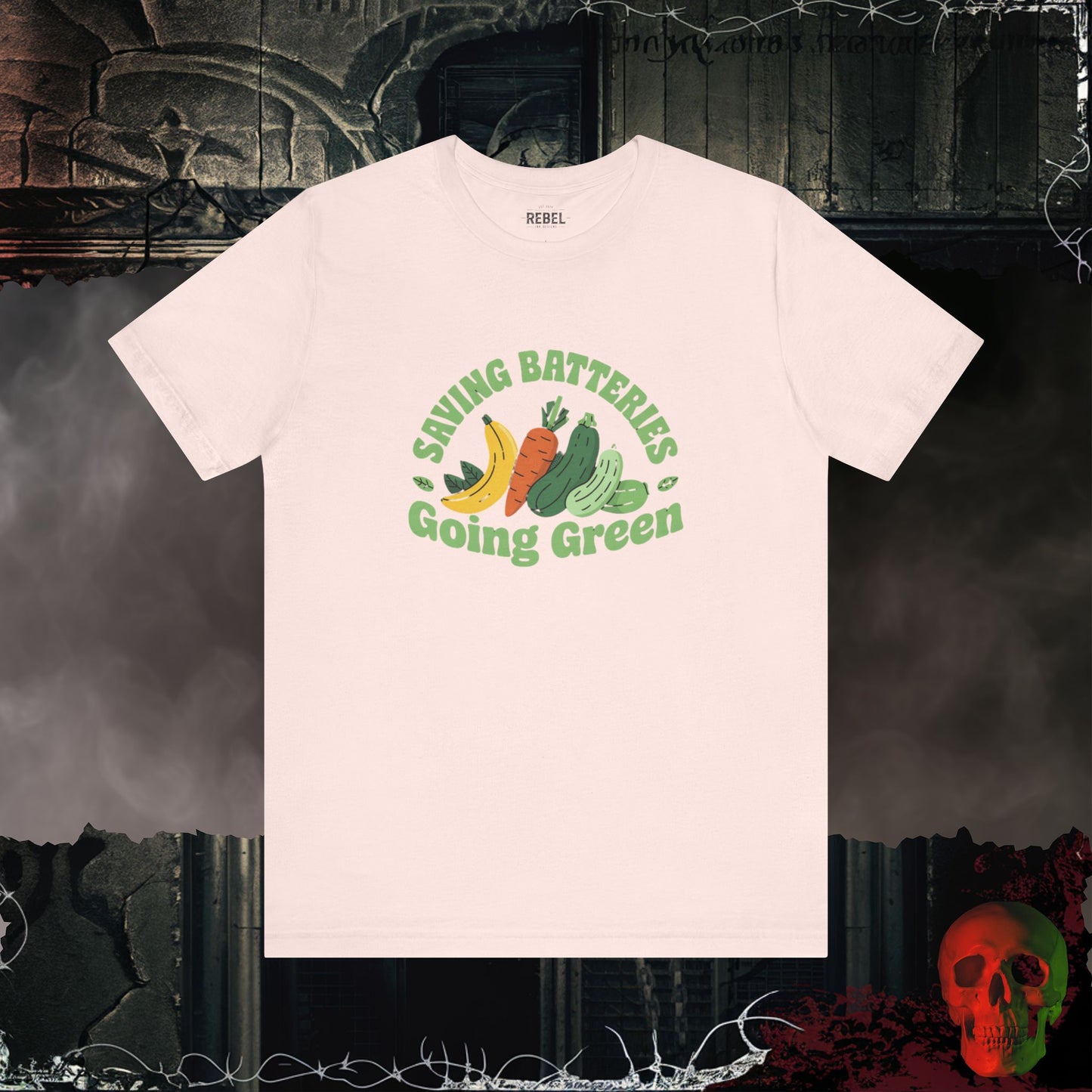Saving Batteries Going Green T-Shirt